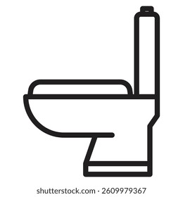 Rest room icon Line Art Logo set