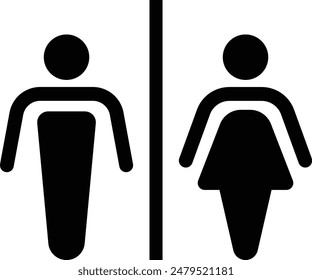 rest room icon sign vector