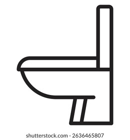Rest room icon Thin line illustration