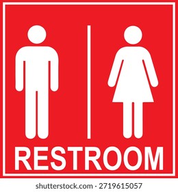 Sala de descanso con fondo rojo para hombres y mujeres