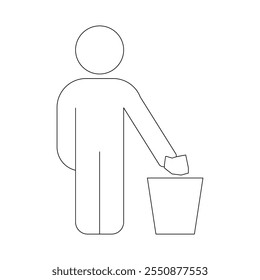 Rest Room Related Vector Line Icons. Contains such Icons as Family WC, Do not throw sign, Water tap and more. Editable Stroke. Pixel Perfect. Vector illustration flat style Eps 10. 