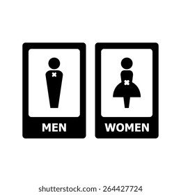 Rest room sign