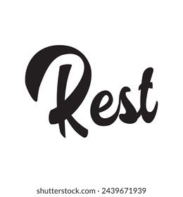 rest text on white background.