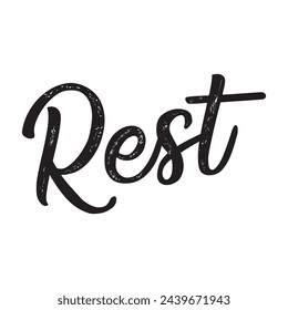 rest text on white background.