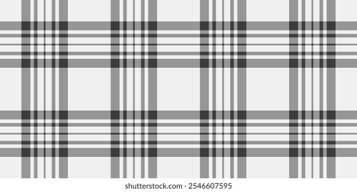 Tela del patrón de la textura del resto, tartán inconsútil a cuadros trasero. Perro diente textil de fondo de Vector de verificación en la paleta de colores vintage gris y blanco.