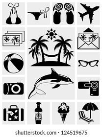 Rest, Travel and Summer icons