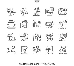 Rest in warm lands Well-crafted Pixel Perfect Vector Thin Line Icons 30 2x Grid for Web Graphics and Apps. Simple Minimal Pictogram