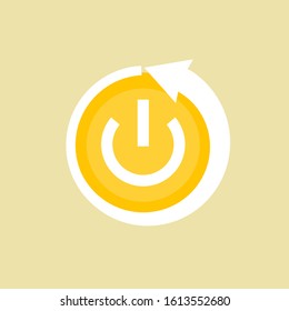 Restart Button Icon For Design