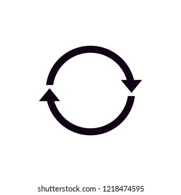 Restart Icon Sign