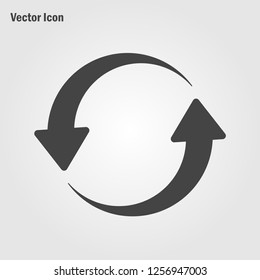 Restart icon vector. reload