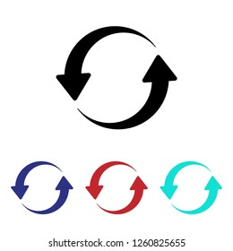 Restart icon vector. reload