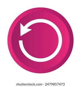 Restart icon vector. Reload, refresh and restart icon  for website design. vector illustration.