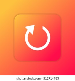 Restart Orange Bright App Ui/ux Icon / Logo Design