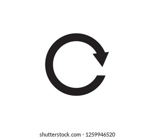 Restart Symbol Arrow Direction Icon