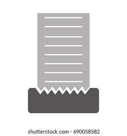 Restaurant account isolated icon