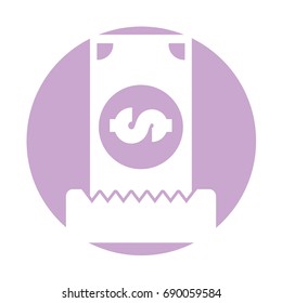 Restaurant account isolated icon