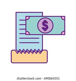 Restaurant account isolated icon
