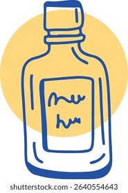Restaurant alcoholic drink Line art	
