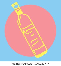 Restaurant alcoholic drink Line art	
