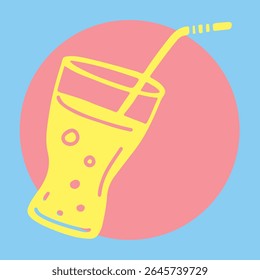 Restaurant alcoholic drink Line art	
