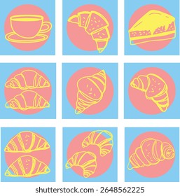 Restaurant alcoholic drink Line art	
