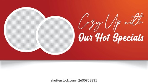 Restaurant Banner menu poster design template