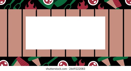 Banner do restaurante ou fundo do cartaz design abstrato banner arte vetor formato