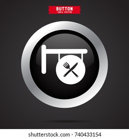 Restaurant billboard icon