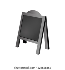Restaurant blackboard advertising icon vector illustration graphic design