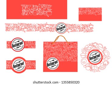 Restaurant Branding Logo Pattern