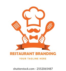 restaurant branding logo vector template 