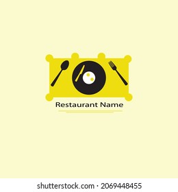 Restaurant breakfast theme logo icon