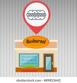 restaurant building food