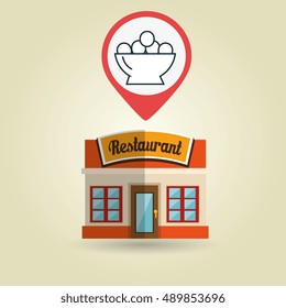 restaurant building food