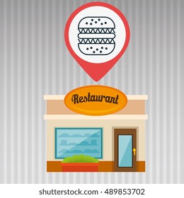 restaurant building food