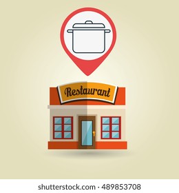 restaurant building food