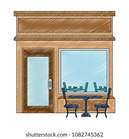 restaurant building front facade