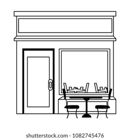 restaurant building front facade
