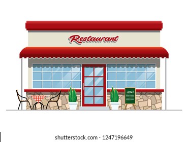 restaurant building with front facade
