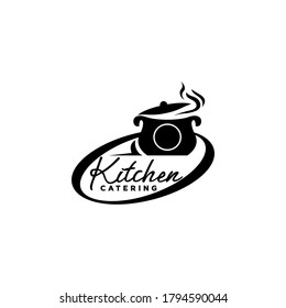 Restaurant Business Catering Kitchen Service Logo Template Vector