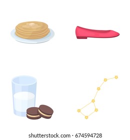 restaurant, business, trade and other web icon in cartoon style., constellation, sky, path icons in set collection.
