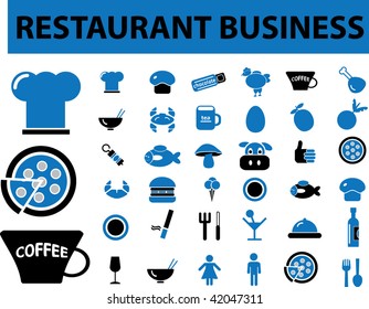 restaurant business. vector