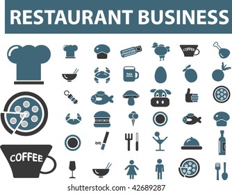 negocio de restaurantes. vector