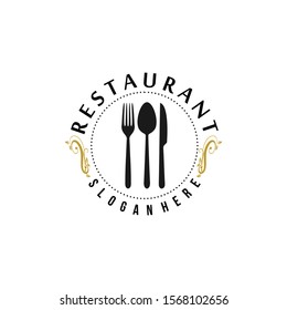 restaurant cafe and bar logo vector