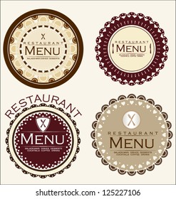 Restaurant or cafe bar menu design