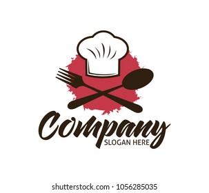 restaurant cafe bistro cooking chef vector logo design template