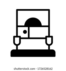 Restaurant and cafe icons on white background