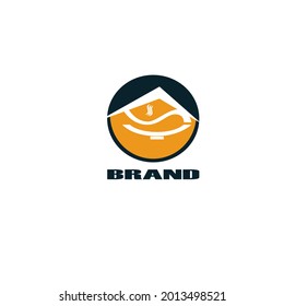 
plantilla de logotipo de restaurante, café. forma del tazón. adecuado para su negocio en restaurantes