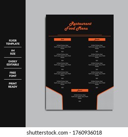 Restaurant cafe menu,Food Menu  template design,Creative Food menu design