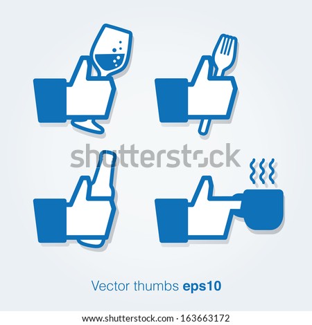 Restaurant or cafe thumbs up